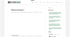 Desktop Screenshot of iconomy.com
